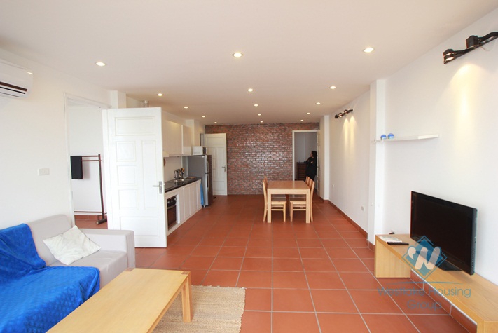 Beautiful lake view apartment for rent in Yen Phu village, Hanoi